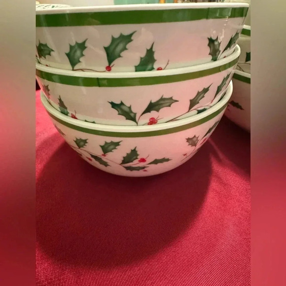 Lenox Other - NWT Lenox Melamine Christmas Bowls Set of SIX  4” diameter